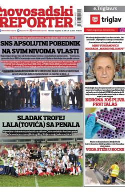 Novosadski reporter - broj 280, 26. jun 2020.