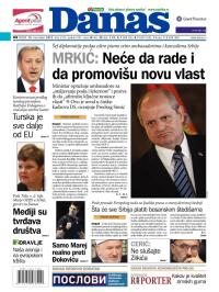 Danas - broj 5525, 14. nov 2012.
