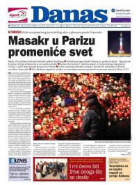 Danas - broj 6622, 16. nov 2015.