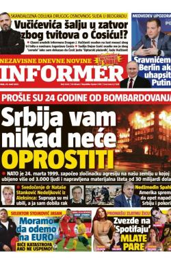 Informer - broj 3326, 24. mar 2023.