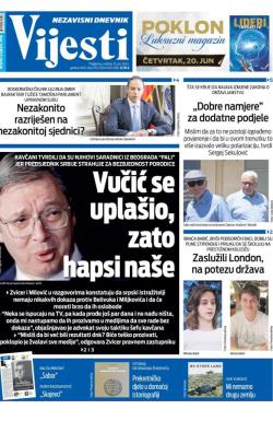 Vijesti - broj 9389, 15. jun 2024.