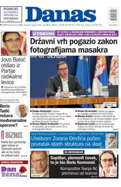Danas - broj 8561, 8. mar 2021.