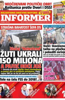 Informer - broj 1170, 7. mar 2016.