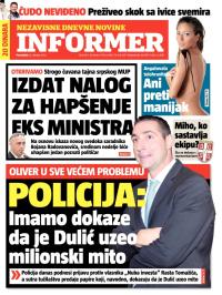 Informer - broj 136, 15. okt 2012.