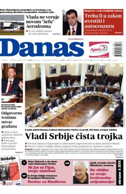Danas - broj 6151, 2. avg 2014.