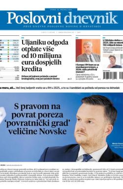 Poslovni Dnevnik - broj 5497, 30. dec 2025.