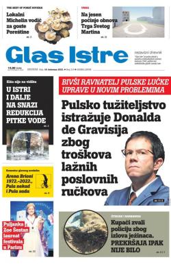 Glas Istre - broj 218, 10. avg 2022.