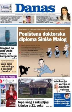 Danas - broj 8851, 23. dec 2021.