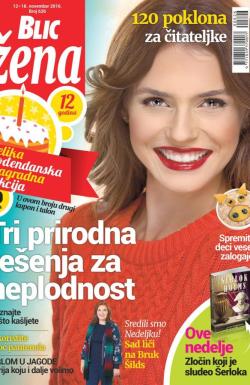 Blic Žena - broj 626, 12. nov 2016.