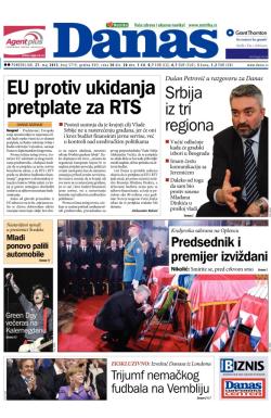 Danas - broj 5719, 27. maj 2013.