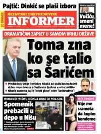 Informer - broj 217, 21. jan 2013.