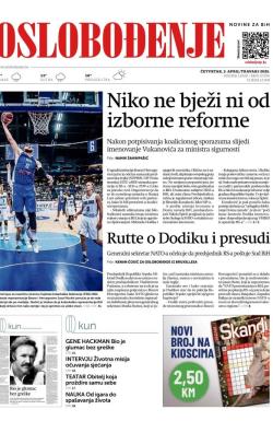Oslobođenje - broj 27876, 3. apr 2025.
