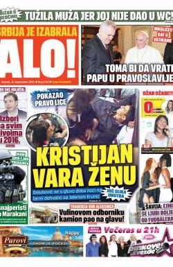 Alo - broj 2712, 12. sep 2015.