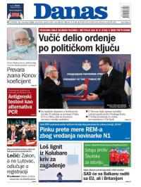Danas - broj 8445, 12. nov 2020.