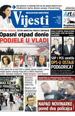 Vijesti - broj 5879, 9. avg 2014.