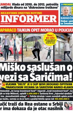 Informer - broj 445, 18. okt 2013.