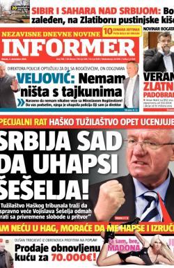 Informer - broj 788, 2. dec 2014.