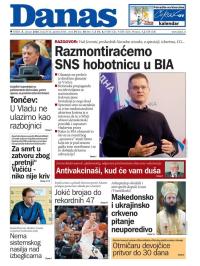 Danas - broj 8136, 8. jan 2020.