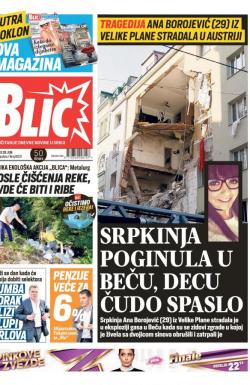 Blic - broj 8031, 29. jun 2019.