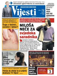 Vijesti - broj 6312, 21. okt 2015.