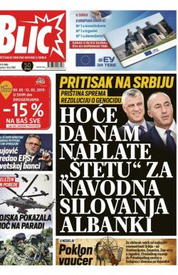 Blic - broj 7982, 11. maj 2019.