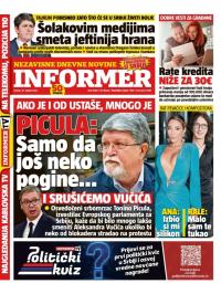 Informer - broj 4066, 26. avg 2025.