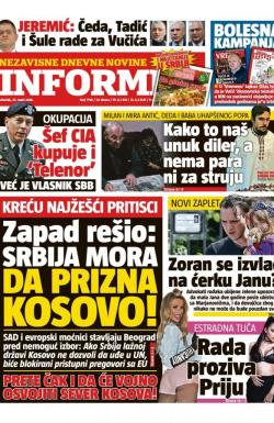 Informer - broj 1798, 22. mar 2018.