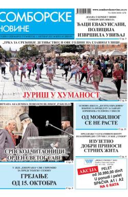 Somborske novine - broj 3719, 3. okt 2025.