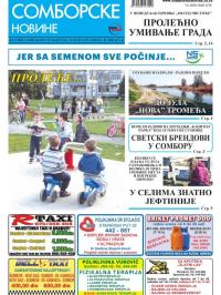 Somborske novine - broj 3274, 24. mar 2017.