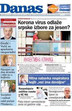 Danas - broj 8200, 12. mar 2020.