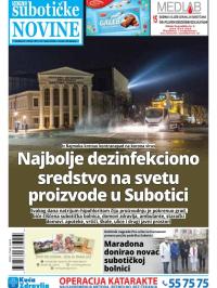 Nove Subotičke novine - broj 159, 27. mar 2020.