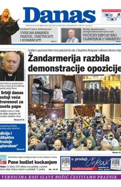 Danas - broj 9493, 25. dec 2023.