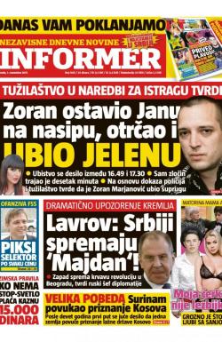 Informer - broj 1681, 1. nov 2017.