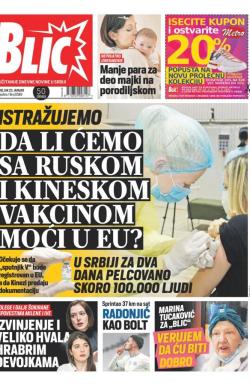 Blic - broj 8588, 25. jan 2021.