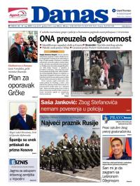 Danas - broj 6433, 11. maj 2015.