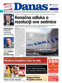 Danas - broj 6469, 16. jun 2015.