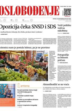 Oslobođenje - broj 28018, 19. sep 2025.