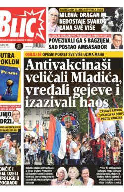 Blic - broj 7636, 21. maj 2018.