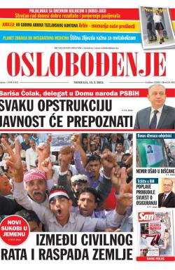Oslobođenje - broj 24.502, 15. feb 2015.