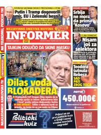 Informer - broj 4053, 11. avg 2025.