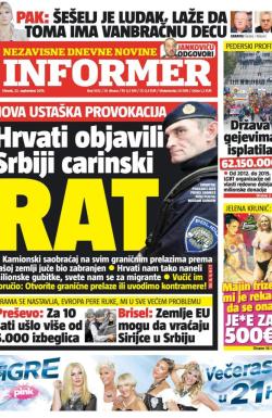 Informer - broj 1032, 22. sep 2015.