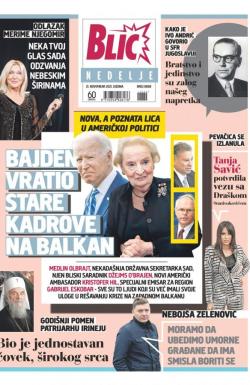 Blic - broj 8884, 21. nov 2021.