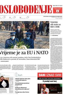 Oslobođenje - broj 26543, 26. nov 2020.