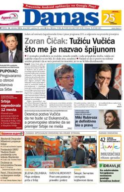 Danas - broj 6967, 26. okt 2016.