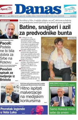 Danas - broj 7611, 1. avg 2018.