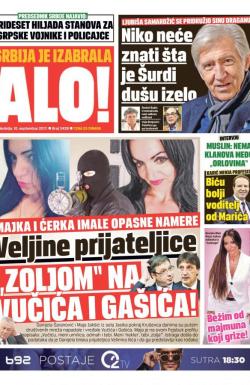 Alo - broj 3428, 10. sep 2017.