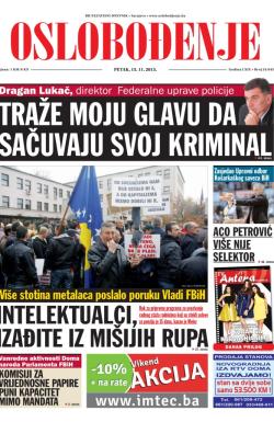 Oslobođenje - broj 24.045, 15. nov 2013.