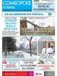 Somborske novine - broj 3473, 15. jan 2021.
