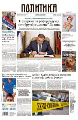 Politika - broj 40127, 22. avg 2025.