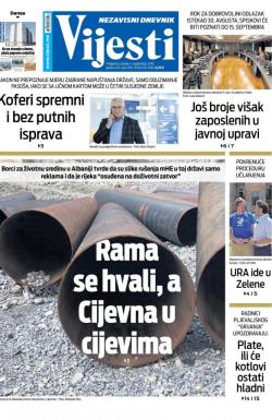 Vijesti - broj 7690, 4. sep 2019.